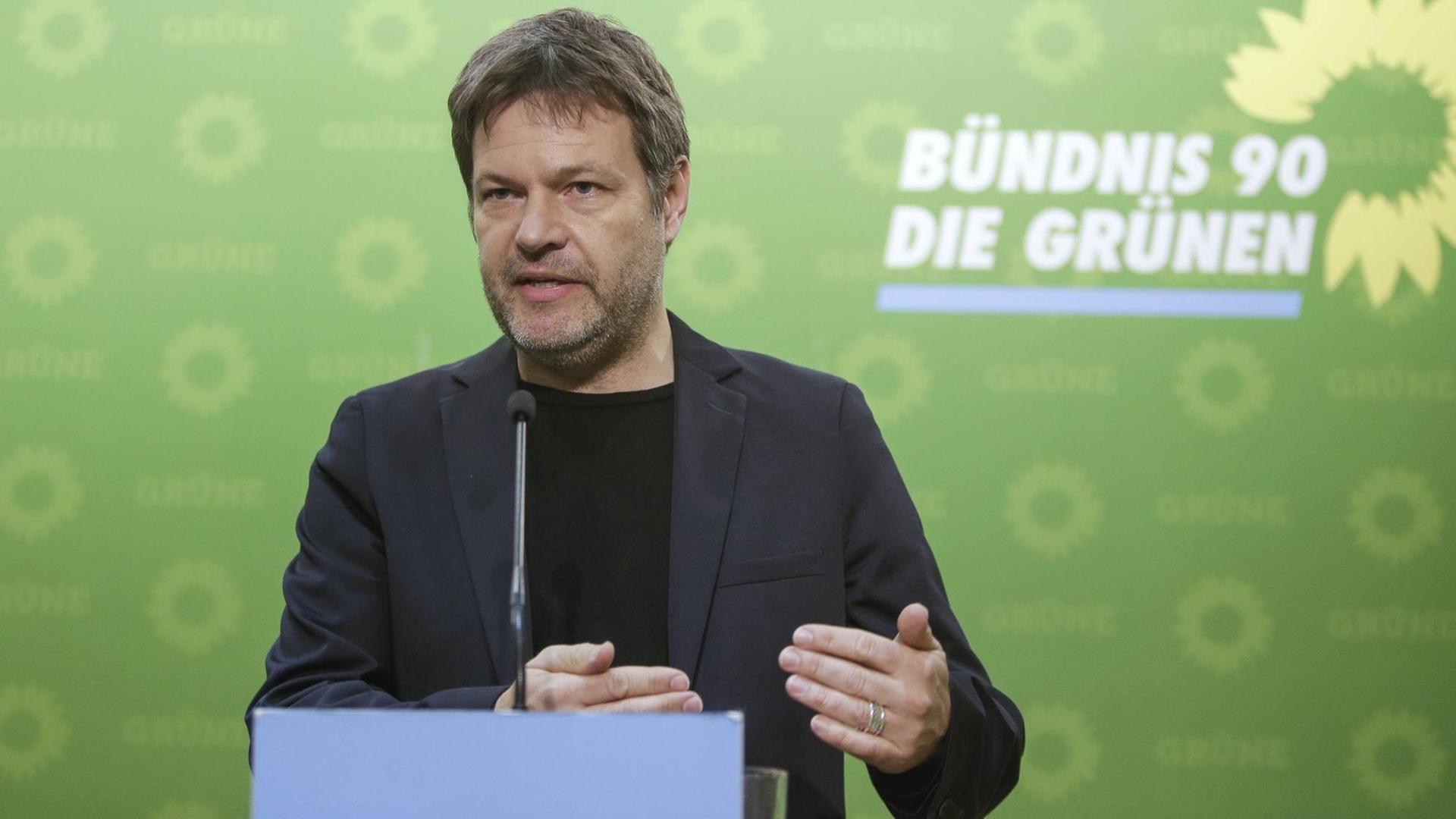 Der Grünen-Co-Vorsitzende Robert Habeck Der Grünen-Co-Vorsitzende Robert Habeck