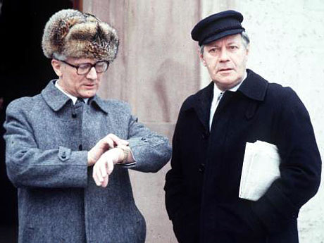 Erich Honecker und Helmut Schmidt am 12. Dezember 1981 Werbellinsee nördlich von Berlin Erich Honecker und Helmut Schmidt am 12. Dezember 1981 Werbellinsee nördlich von Berlin