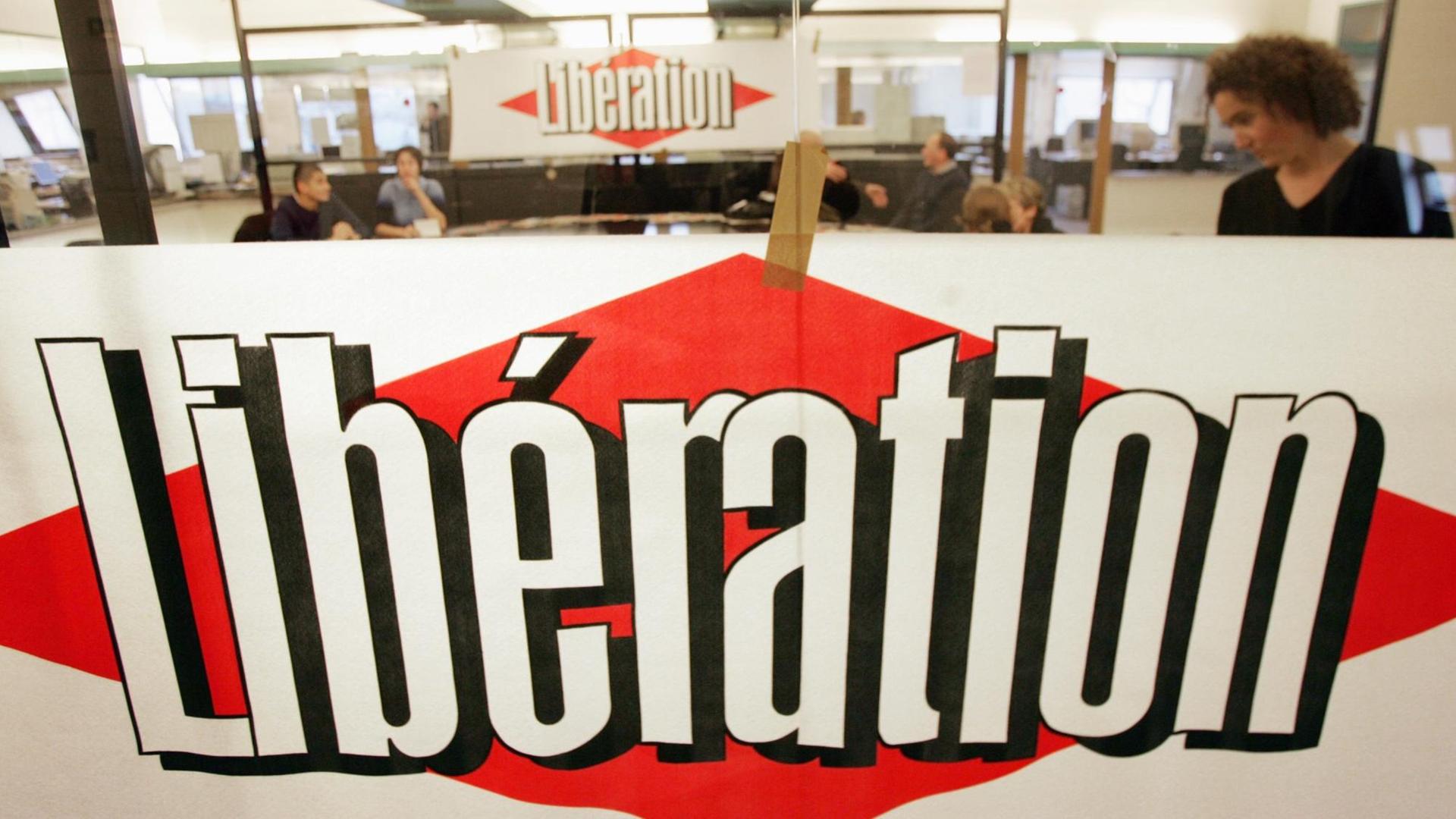 Blick in die Redaktion der Zeitung Liberation Blick in die Redaktion der Zeitung Liberation