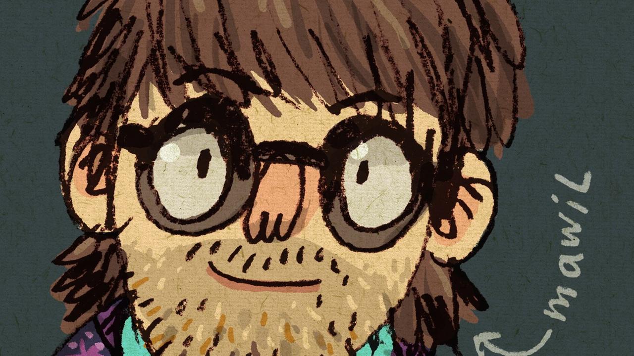 Eine Comiczeichnung von Mawil. Eine Comiczeichnung von Mawil.