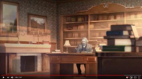  Screenshot des chinesischen Anime-Films über Karl Marx.