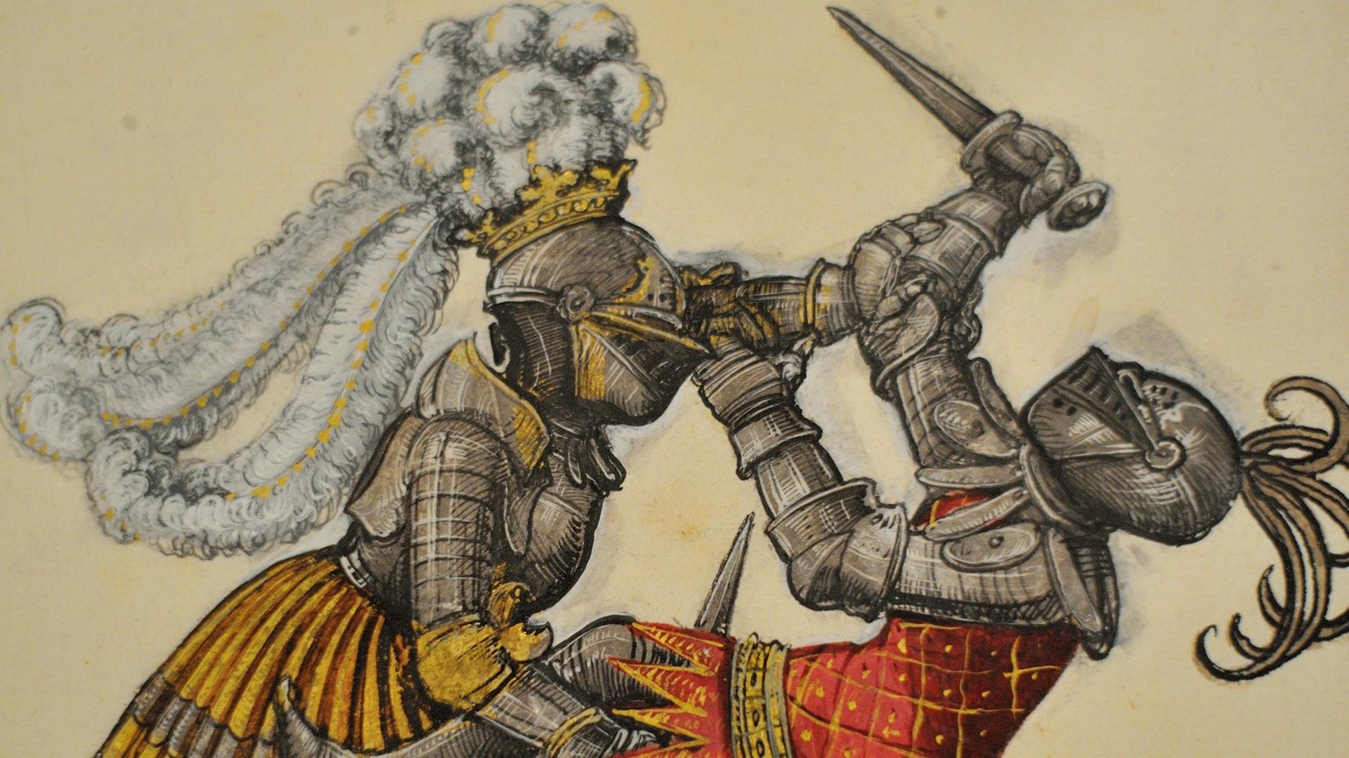 Kämpfende Ritter Kämpfende Ritter