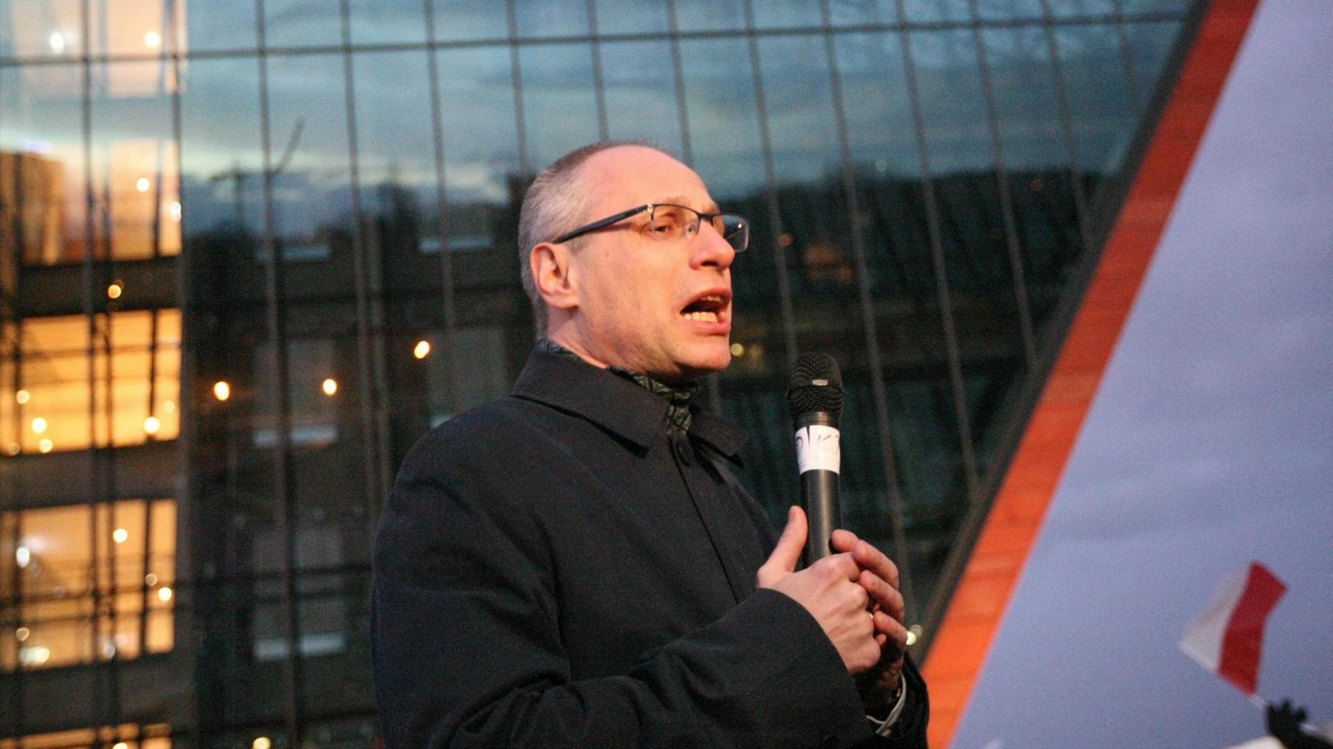 Professor Pawel Machcewicz im April 2017 - damals Museumsdirektor des Museums des Zweiten Weltkriegs in Danzig. Professor Pawel Machcewicz im April 2017 - damals Museumsdirektor des Museums des Zweiten Weltkriegs in Danzig.