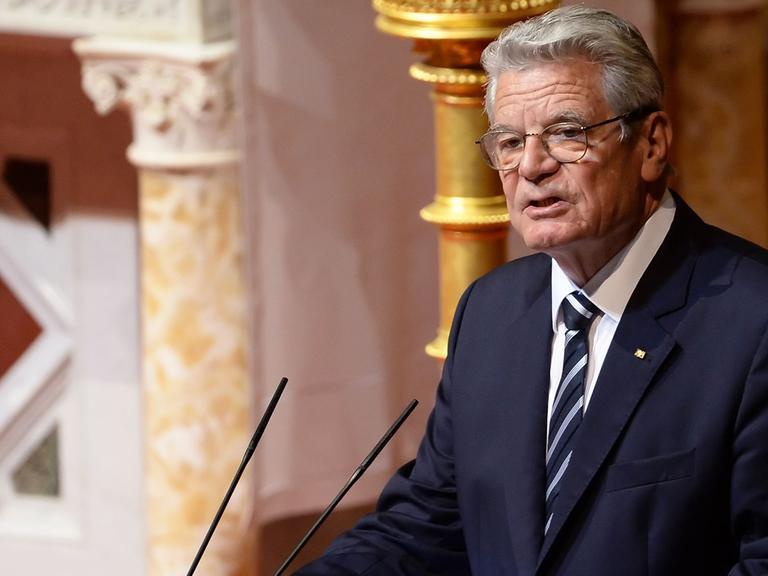 Bundespräsident Joachim Gauck im Berliner Dom
