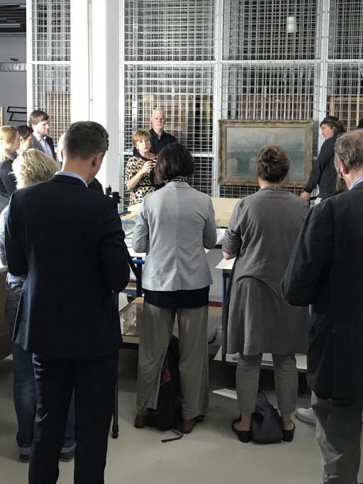 Sammlung Gurlitt (Waterloo Bridge von Claude Monet) im Depot der Bundeskunsthalle in Bonn am 27. Juni 2017.