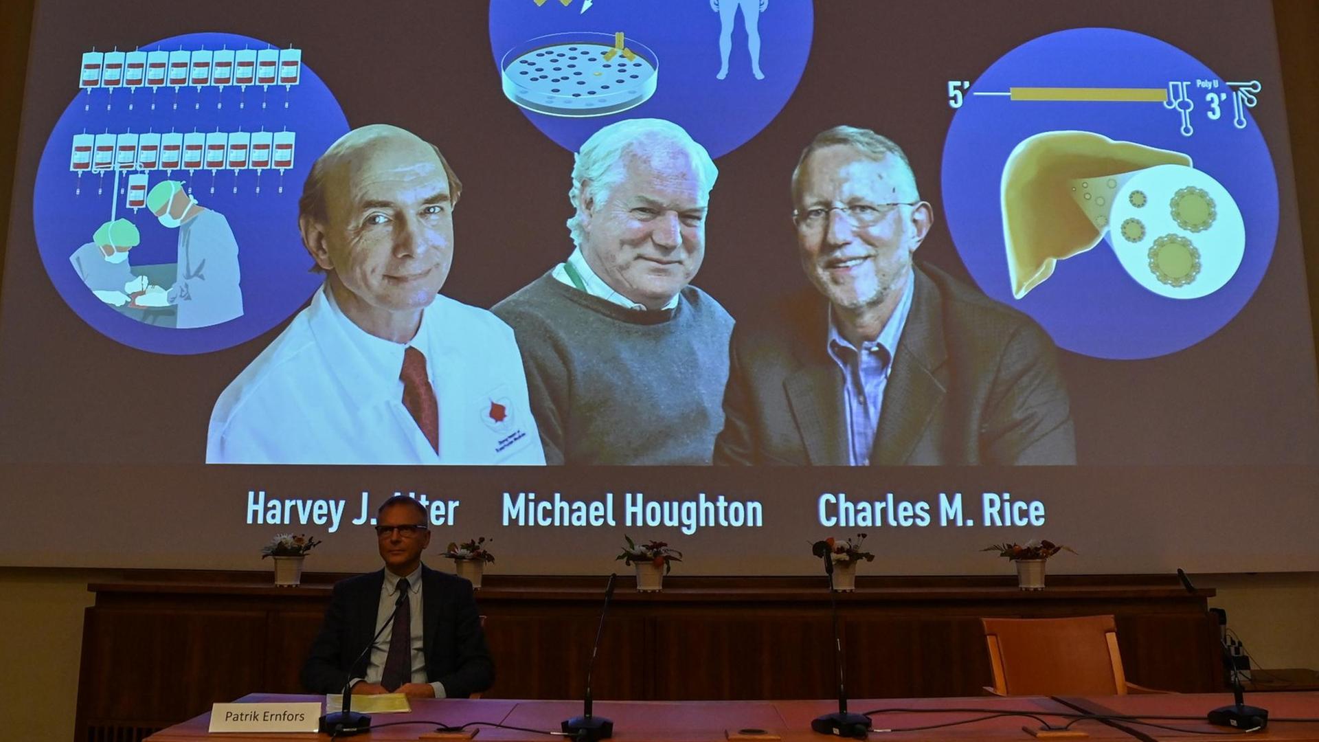 Verkündung des Medizin-Nobelpreises in Stockholm Verkündung des Medizin-Nobelpreises in Stockholm