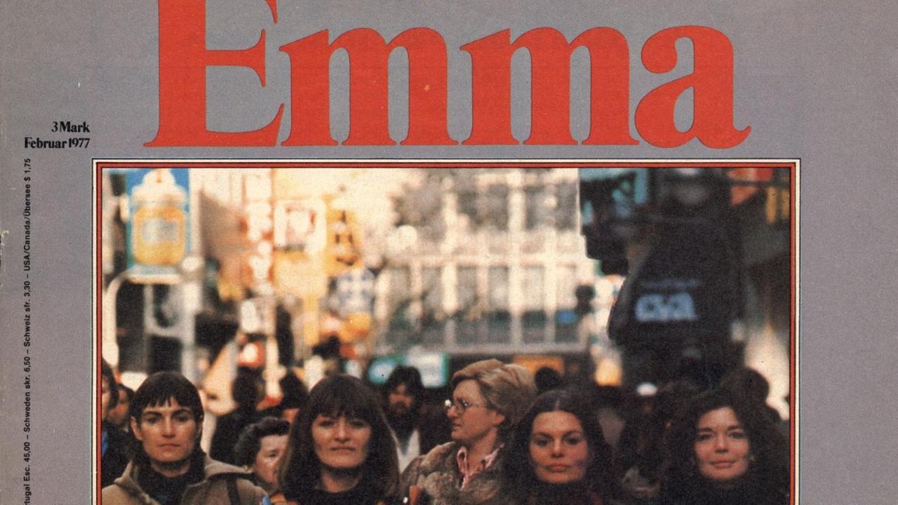 HANDOUT - Das Cover der ersten EMMA-Ausgabe vom Februar 1977, erschienen am 26.01.1977. Seit 40 Jahren erscheint «Emma», die feministische Zeitschrift. (zu dpa ««Emma» wird 40 - Alice Schwarzer: «Ich will mich nicht trennen»» vom 20.01.2017) ACHTUNG: Verwendung nur für redaktionelle Zwecke im Zusammenhang mit der Berichterstattung über die "Emma" und nur bei Urheber-Nennung) Foto: EMMA/dpa | HANDOUT - Das Cover der ersten EMMA-Ausgabe vom Februar 1977, erschienen am 26.01.1977. Seit 40 Jahren erscheint «Emma», die feministische Zeitschrift. (zu dpa ««Emma» wird 40 - Alice Schwarzer: «Ich will mich nicht trennen»» vom 20.01.2017) ACHTUNG: Verwendung nur für redaktionelle Zwecke im Zusammenhang mit der Berichterstattung über die "Emma" und nur bei Urheber-Nennung) Foto: EMMA/dpa |
