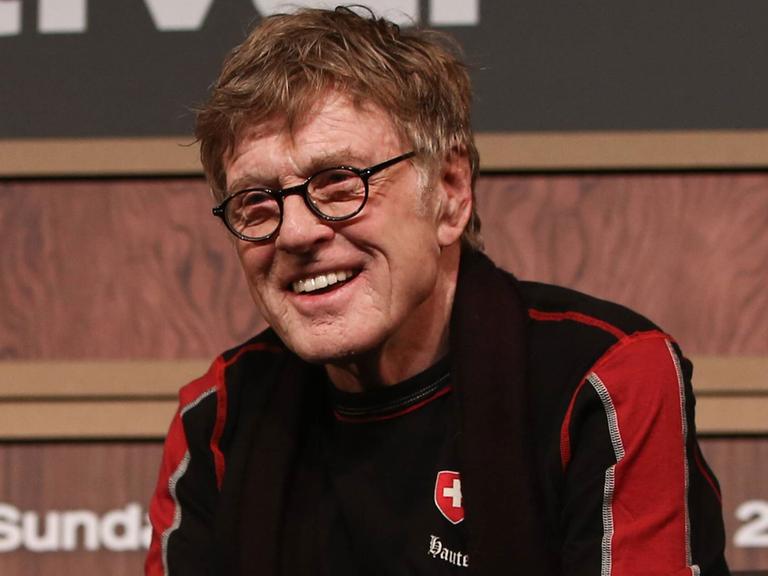 Sundance Institute President Robert Redford bei der Eröffnungspressekonferenz des Sundance Film Festivals (2016)