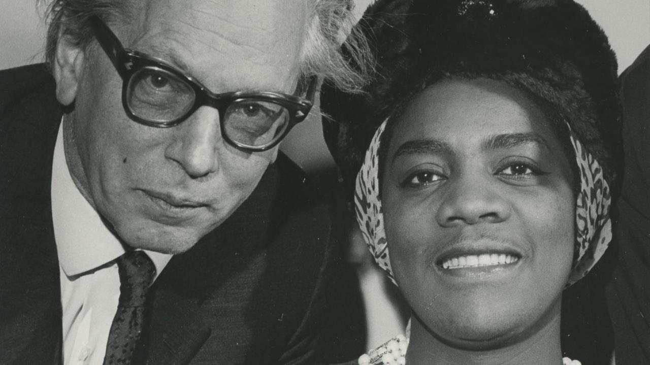 Boris Blacher und Vera Little im Januar 1963 Boris Blacher und Vera Little im Januar 1963