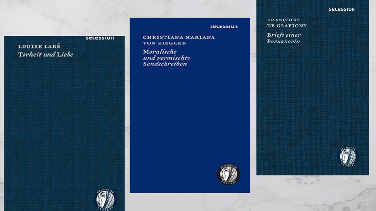 Die ersten drei Bände der Edition „Femmes de Lettres“ im Secession Verlag Die ersten drei Bände der Edition „Femmes de Lettres“ im Secession Verlag