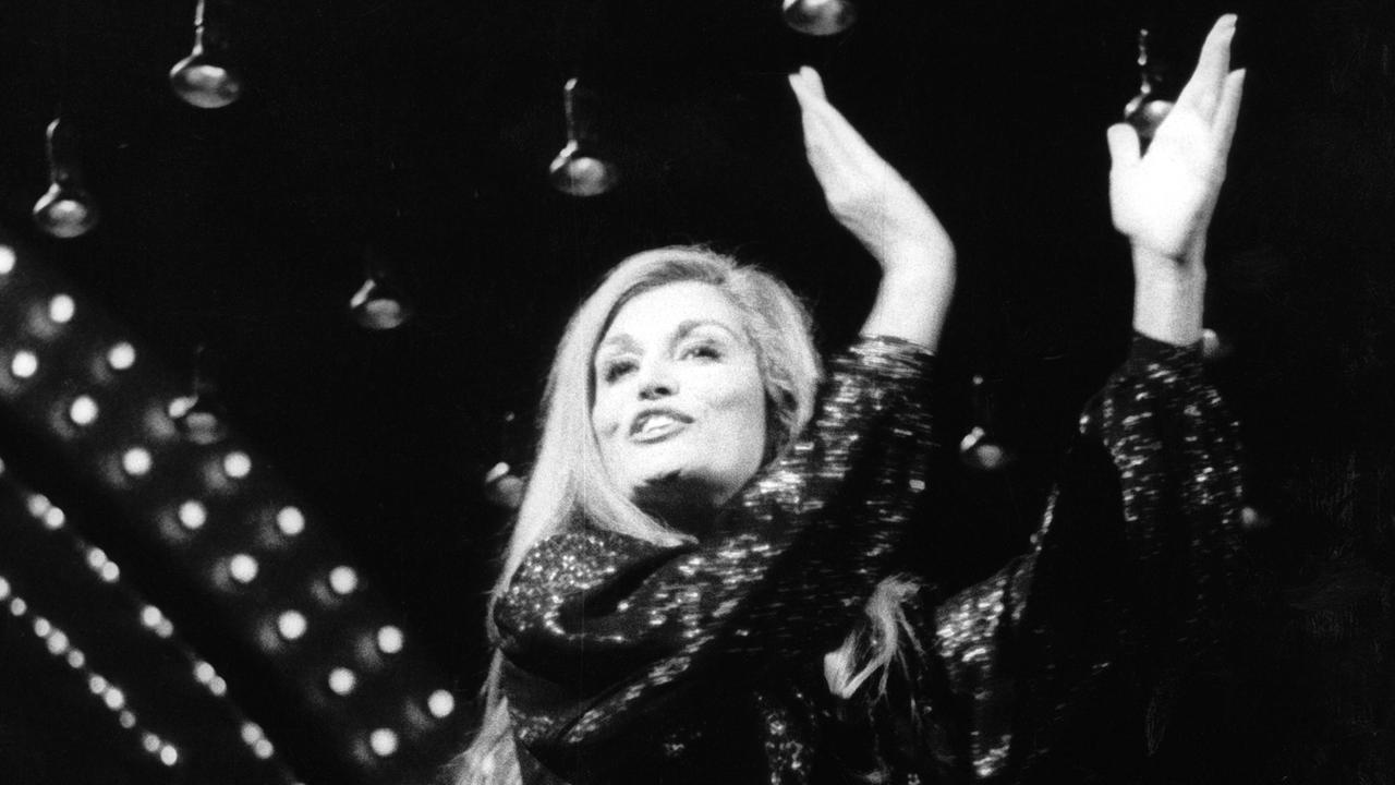 Die französische Sängerin Dalida Ende der 1970er Jahre