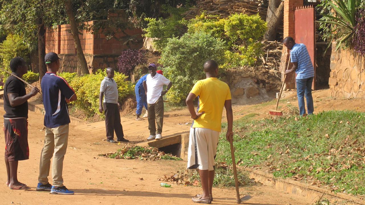 Putztag in Kigali