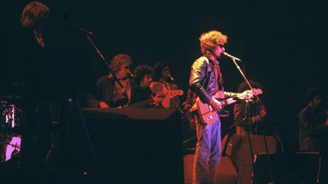 Der US-amerikanische Liedermacher Bob Dylan (Aufnahme vom 01.07.1978 in Nürnberg).