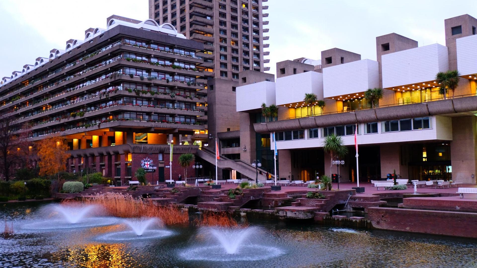 Die Gartenanlage des Barbican Centres Die Gartenanlage des Barbican Centres