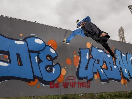 Graffiti-Logo der neuen Hip-Hop Partei "Die Urbane".