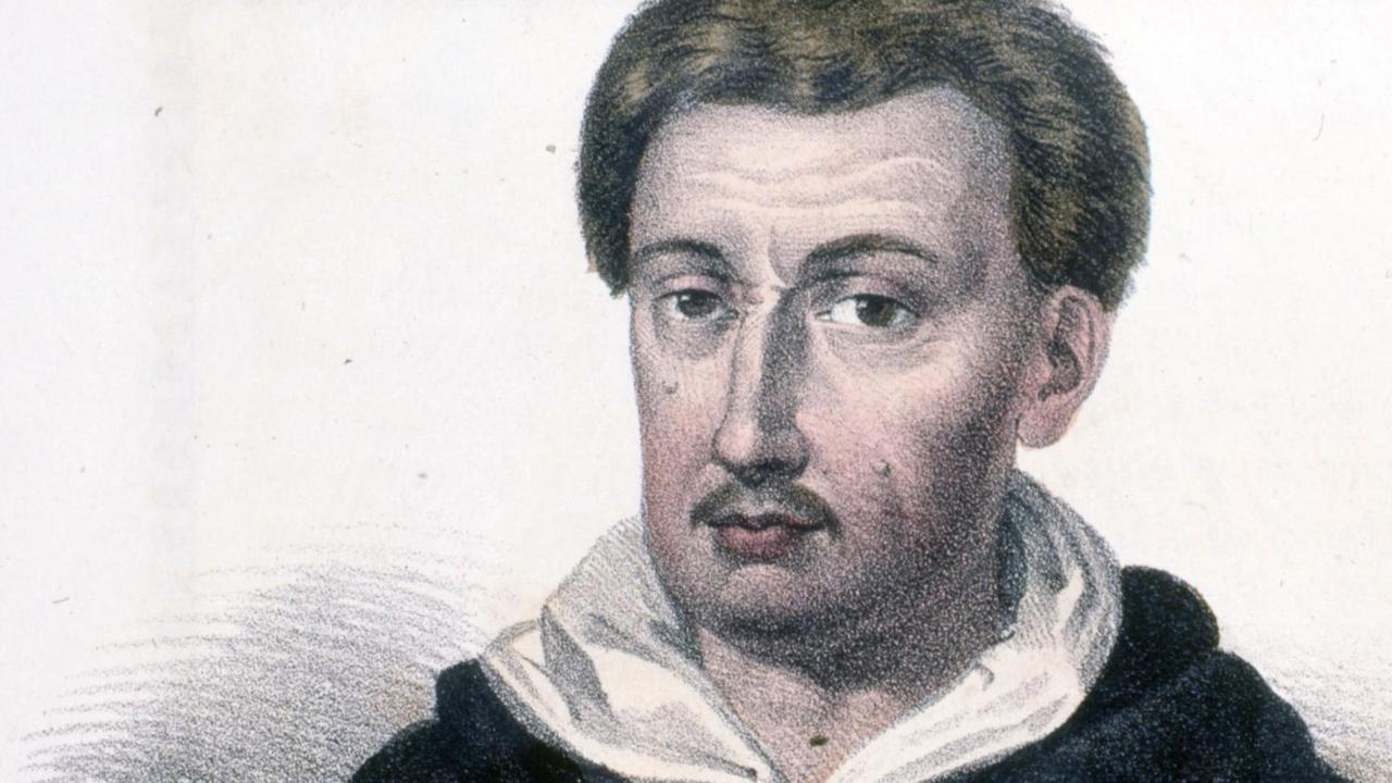 Porträt des italienischen Dominikanermönchs und Philosophen Tommaso Campanella (1568-1639) Porträt des italienischen Dominikanermönchs und Philosophen Tommaso Campanella (1568-1639)