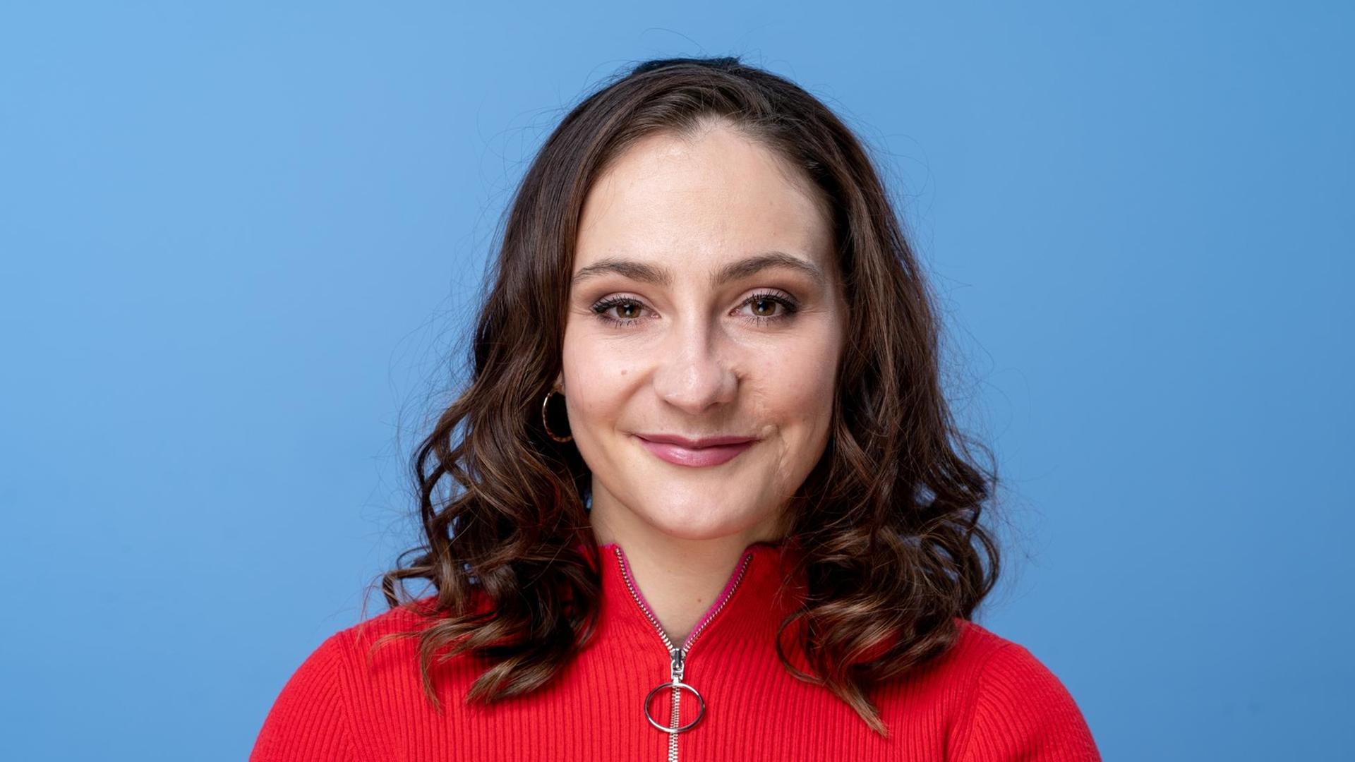 Kristina Vogel, querschnittsgelähmte Olympiasiegerin und erfolgreichste Bahnradfahrerin der Welt, am Rande der Talkshow "Riverboat" in Leipzig. Kristina Vogel, querschnittsgelähmte Olympiasiegerin und erfolgreichste Bahnradfahrerin der Welt, am Rande der Talkshow "Riverboat" in Leipzig.