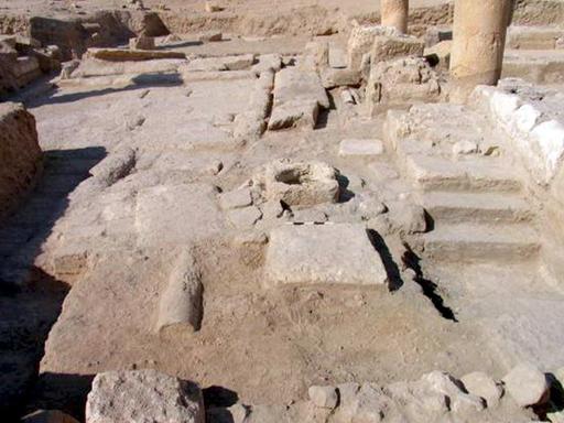 Spuren einer frühchristlichen Kirche in Syrien