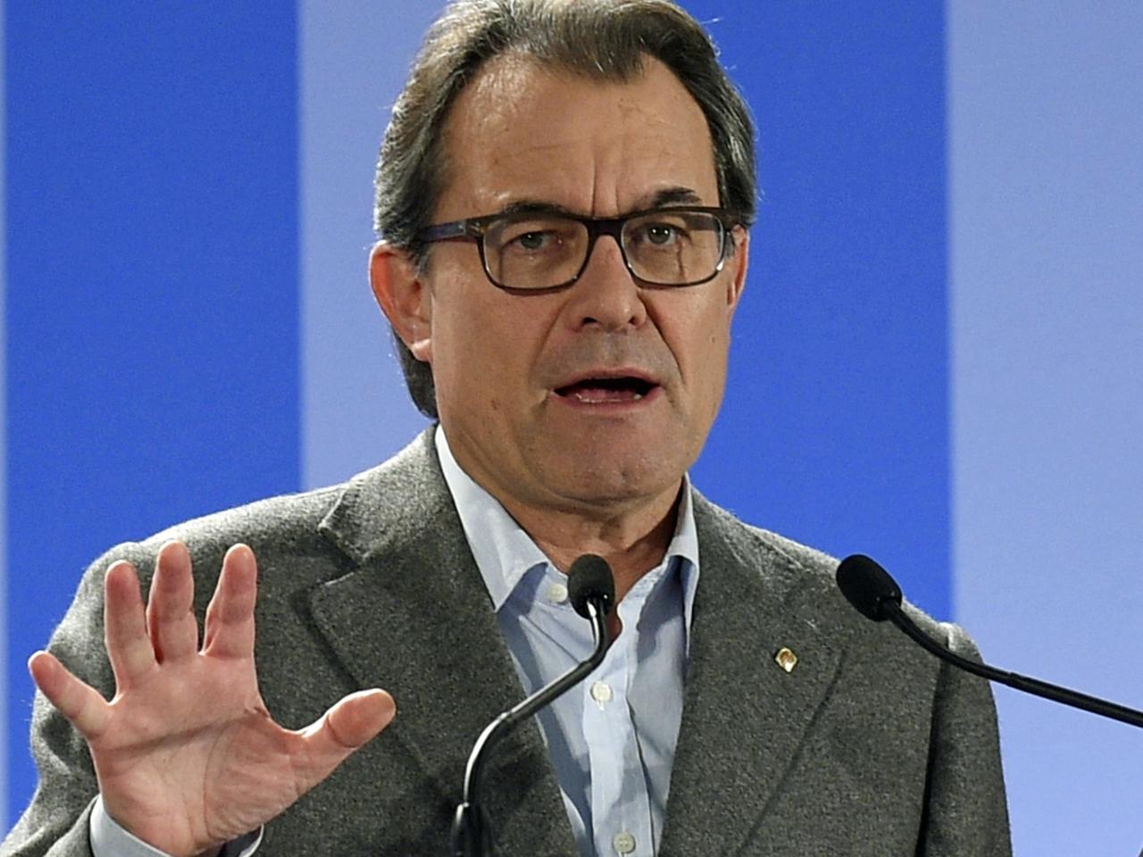 Artur Mas, Regionalpräsident Kataloniens, fordert ein bindendes Referendum Artur Mas, Regionalpräsident Kataloniens, fordert ein bindendes Referendum
