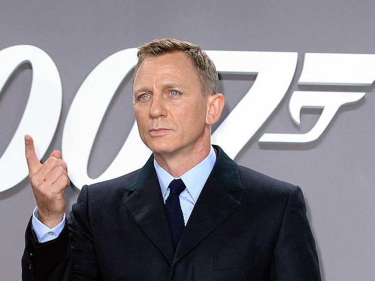 Schauspieler Daniel Craig auf der Deutschlandpremiere des neuen James-Bond-Films "Spectre".