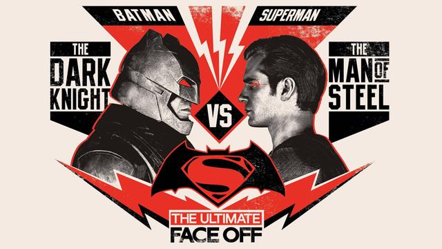 Werbung für den Film "Batman V Superman: Dawn of Justice"