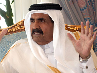 Scheich Hamad bin Chalifa Al-Thani, der Emir von Katar
