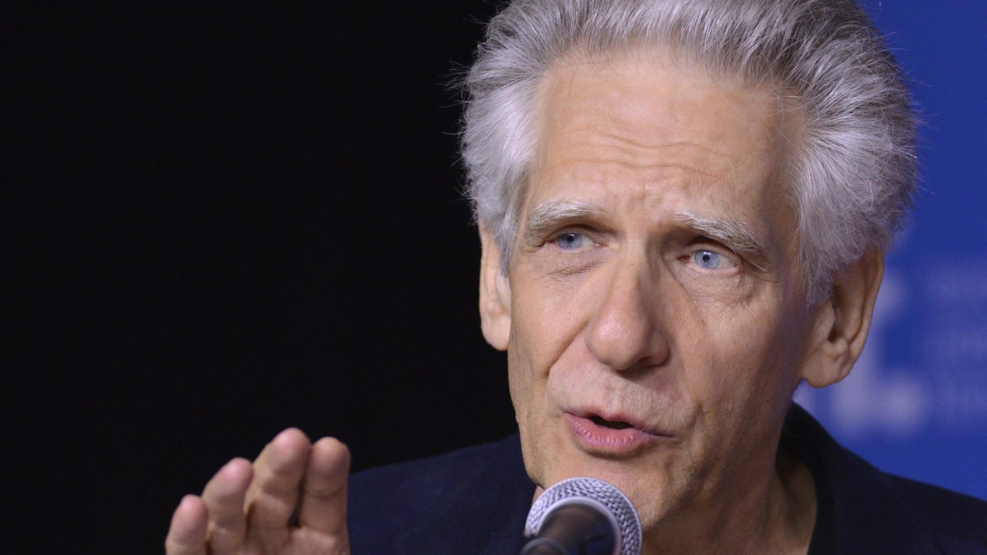 David Cronenberg bei der Präsentation seines Films "Maps to the Stars".