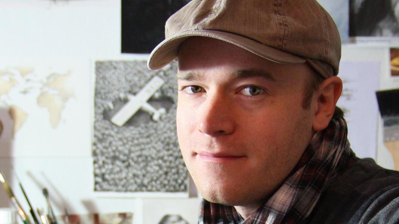 Der Illustrator Torben Kuhlmann in seinem Atelier Der Illustrator Torben Kuhlmann in seinem Atelier