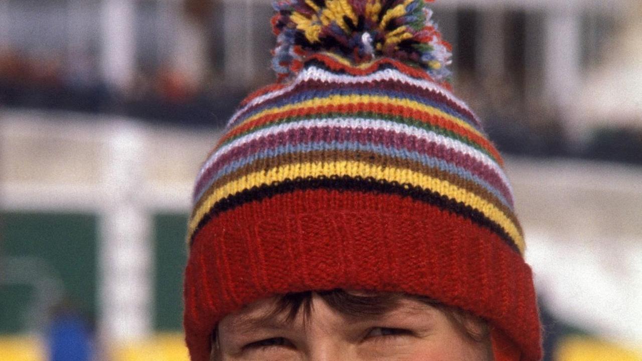 Die DDR-Eisschnellläuferin Karin Enke bei den Olympischen Spielen in Lake Placid 1980