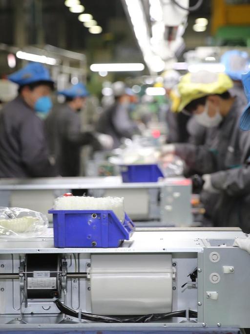 Klimaanlagen-Produktion im chinesischen Qingdao am 24. Februar 2020