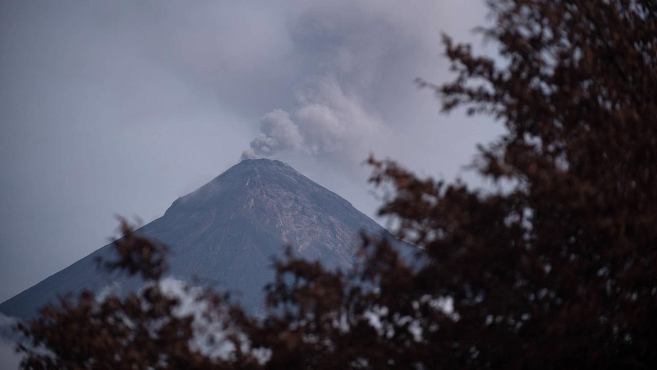 Volcáno de Fuego in Guatemala im Juni 2018 Volcáno de Fuego in Guatemala im Juni 2018
