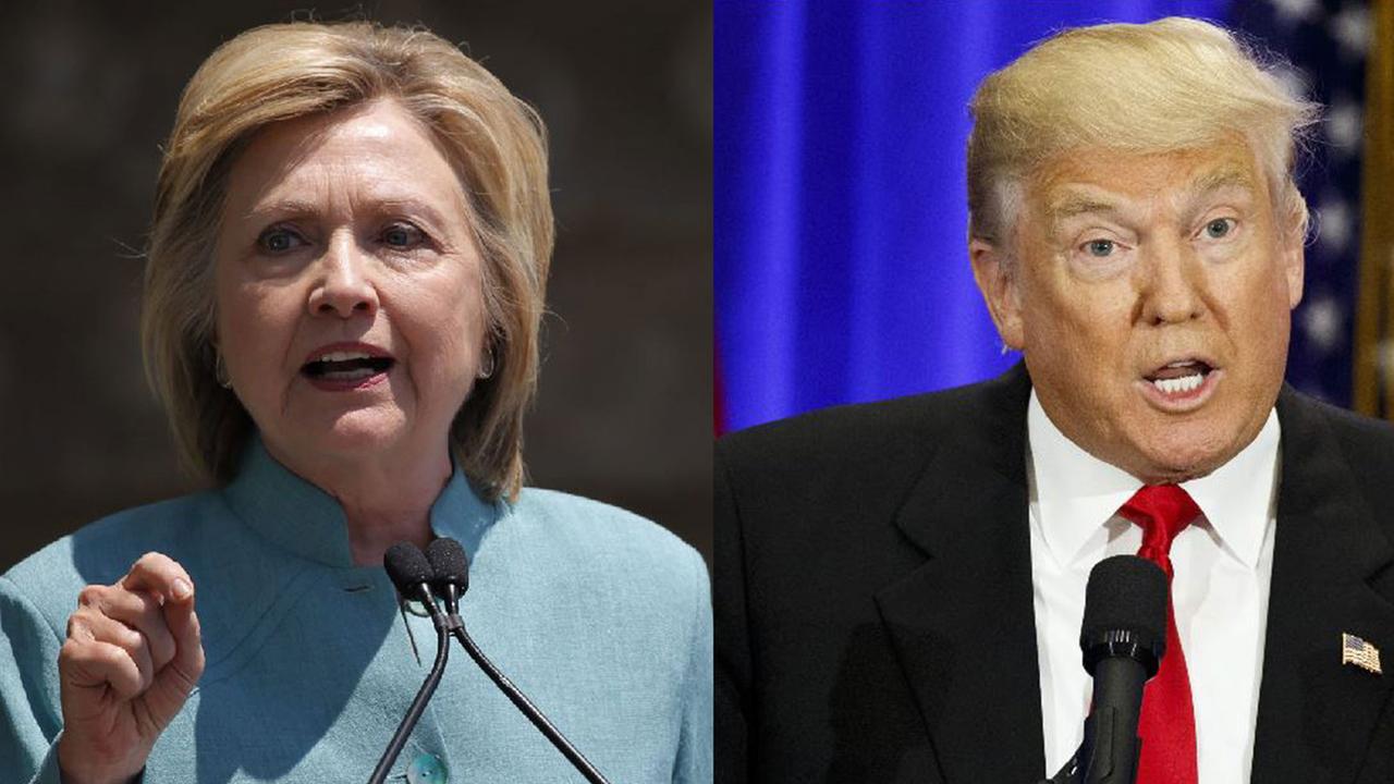 US-Wahlkampf 2016: Hillary Clinton und Donald Trump kämpfen um das Amt. US-Wahlkampf 2016: Hillary Clinton und Donald Trump kämpfen um das Amt.