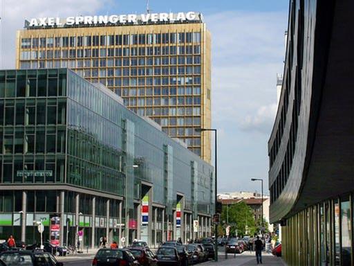 Das Hauptgebäude des Axel-Springer-Verlags in Berlin
