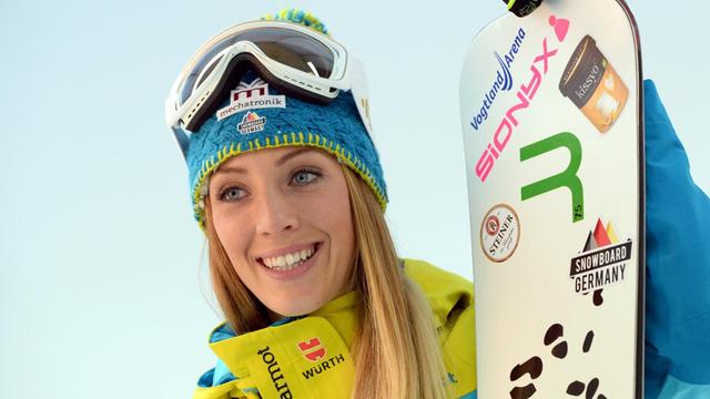 Die deutsche Snowboarderin Isabella Laböck.