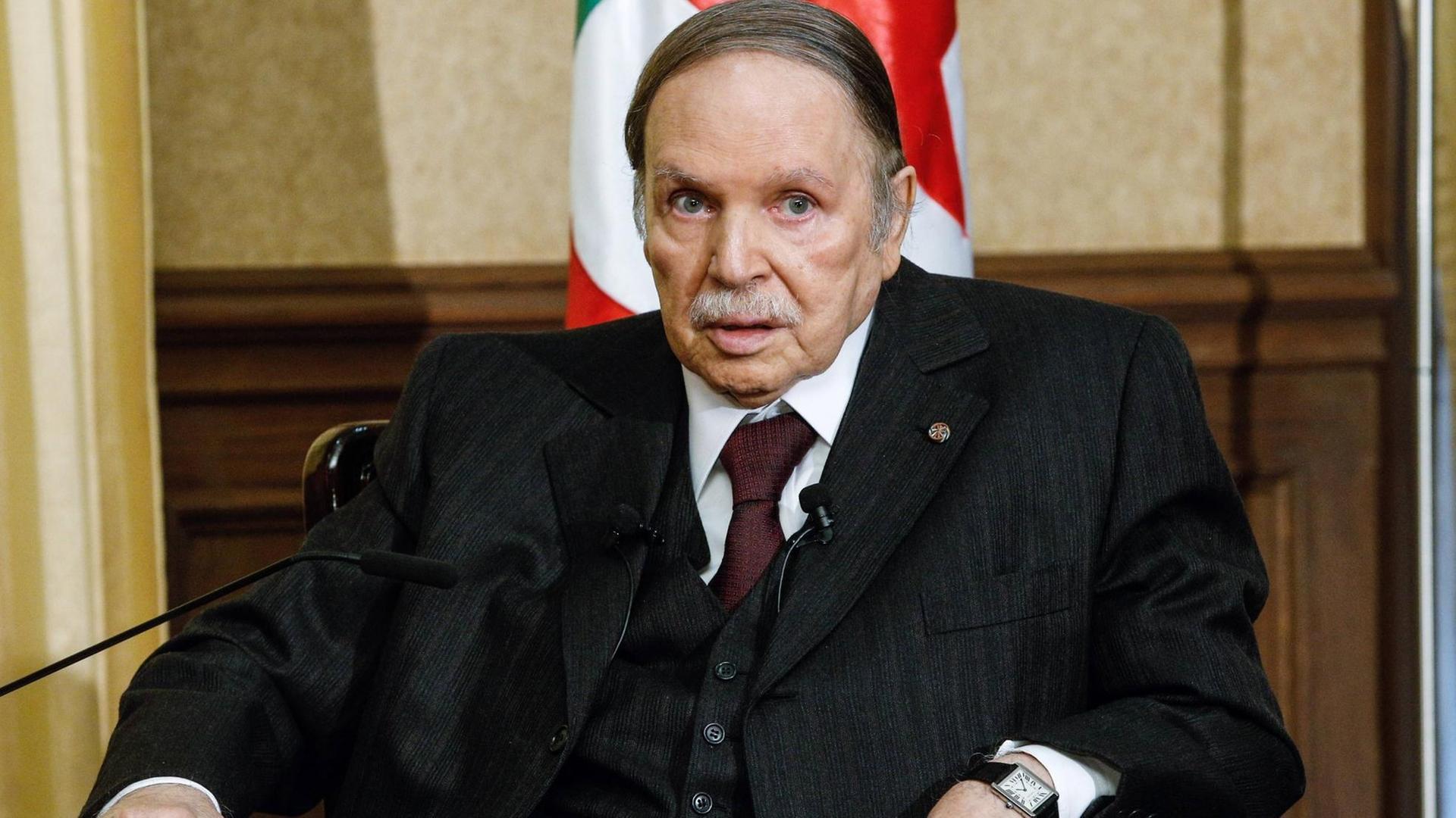 Algeriens Präsident Abdelaziz Bouteflika. Algeriens Präsident Abdelaziz Bouteflika.