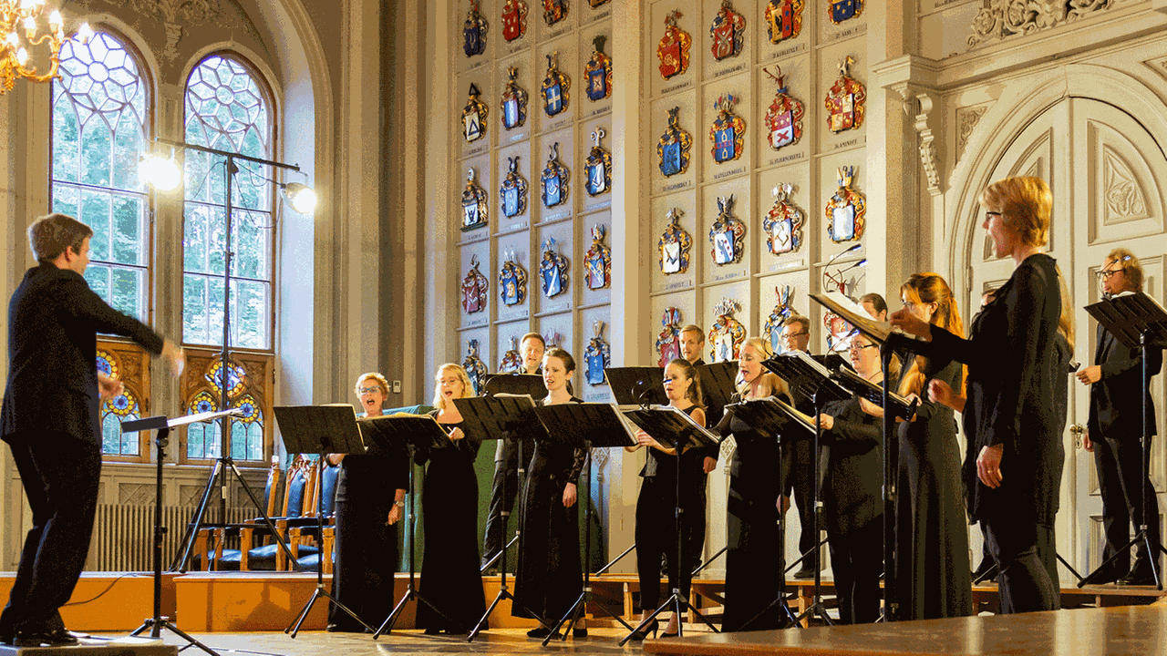 ein Chor bei den Tenso Days in Helsinki ein Chor bei den Tenso Days in Helsinki