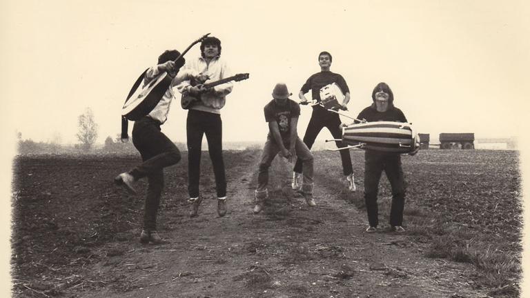 Foto von der Band "Klischee", in der der ARD-Korrespondent Stephan Ozsváth in seiner Jugend mitspielte.