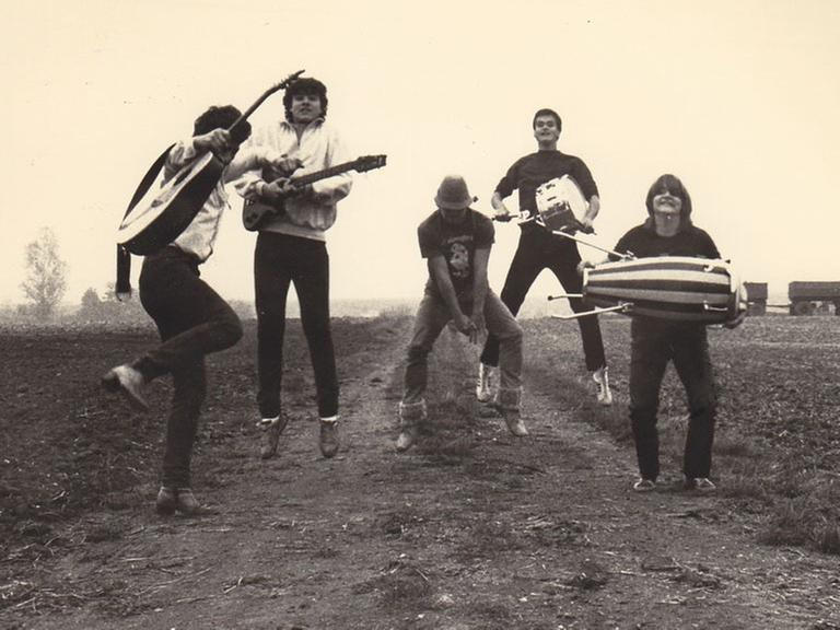 Foto von der Band "Klischee", in der der ARD-Korrespondent Stephan Ozsváth in seiner Jugend mitspielte.