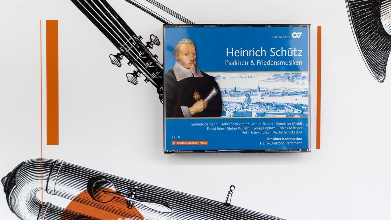 Abbildung der CD "Heinrich Schütz, Psalmen und Friedensmusiken" Abbildung der CD "Heinrich Schütz, Psalmen und Friedensmusiken"