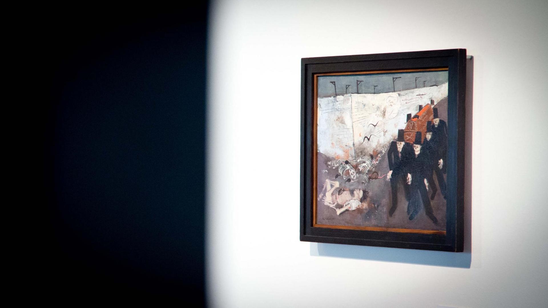 Das Bild "Tanz an der Mauer" aus dem Jahr 1930 im Felix-Nussbaum-Haus in Osnabrück Das Bild "Tanz an der Mauer" aus dem Jahr 1930 im Felix-Nussbaum-Haus in Osnabrück