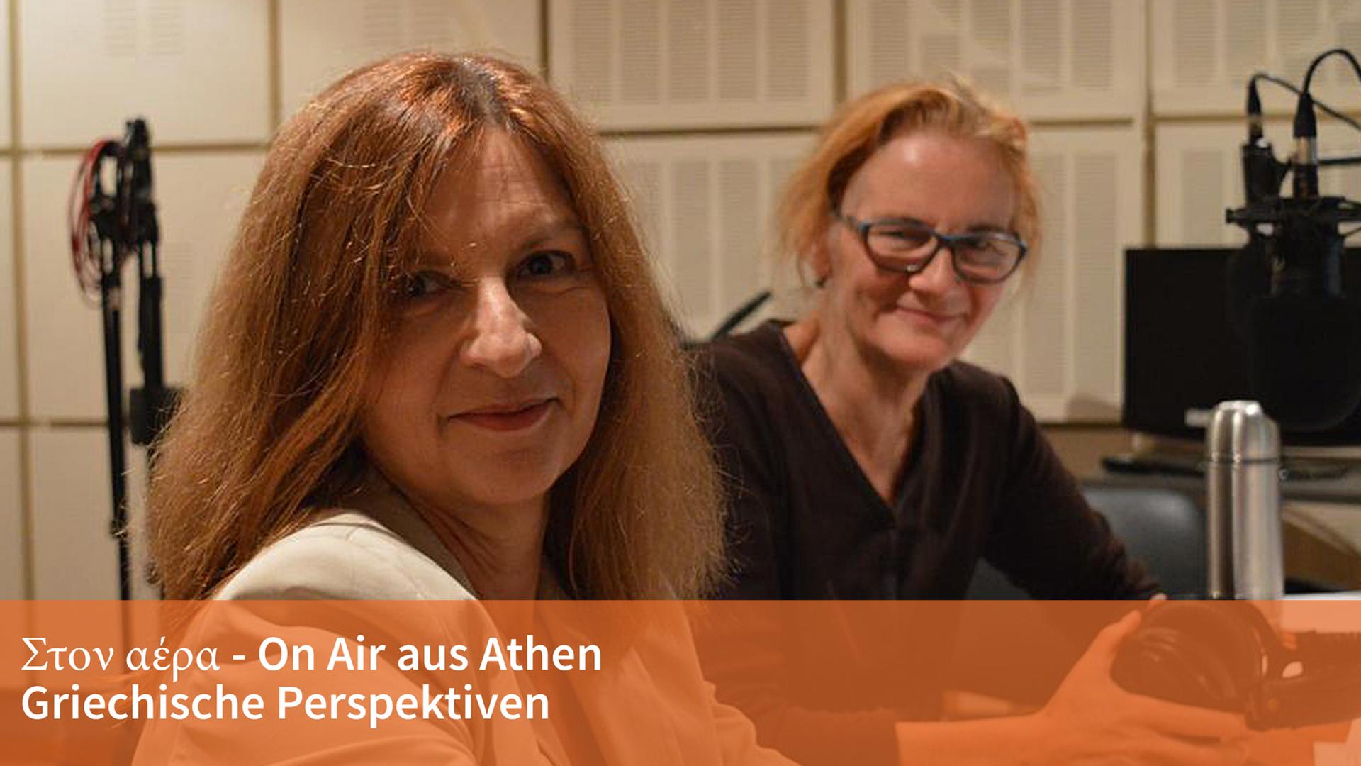 Vassiliki Georgiadou (li.) mit Moderatorin Liane von Billerbeck Vassiliki Georgiadou (li.) mit Moderatorin Liane von Billerbeck