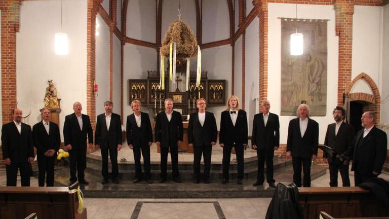 Gruppenbild, Männerchor, Kirche Gruppenbild, Männerchor, Kirche