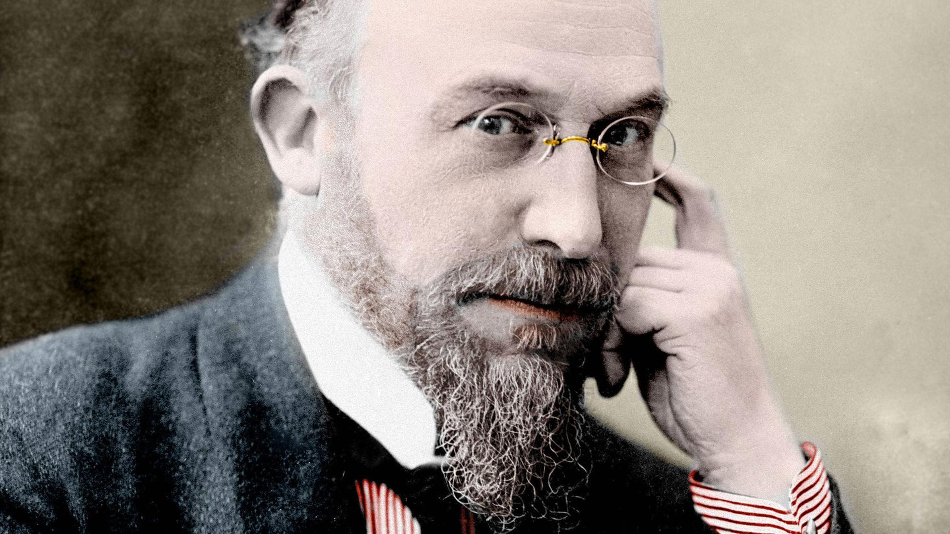 Ein Porträt des französischen Komponisten Erik Satie (1866-1925) Ein Porträt des französischen Komponisten Erik Satie (1866-1925)