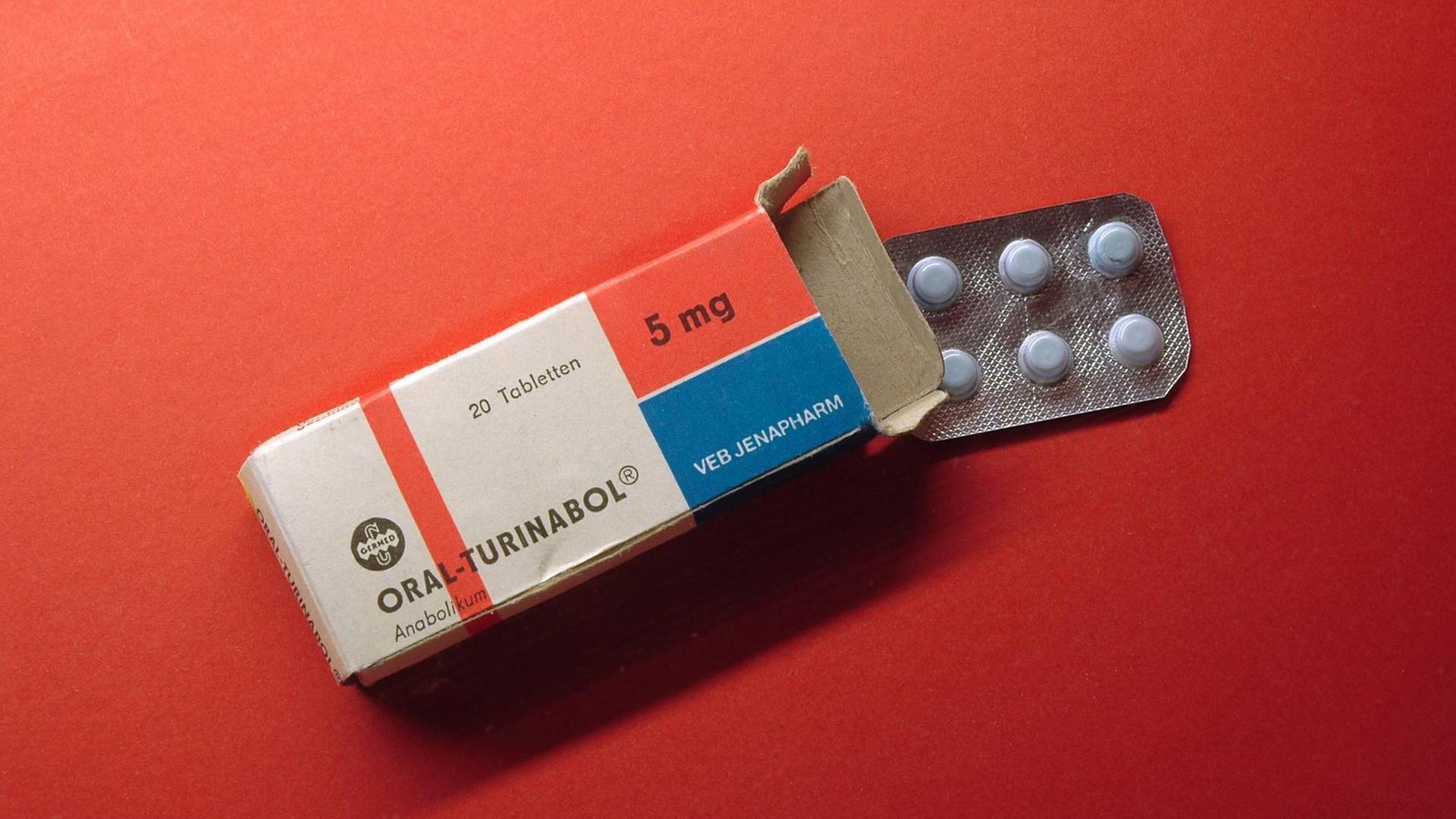 Anabolikum - Oral Turinabol (Tablettenpackung der VEB Jenapharm) Anabolikum - Oral Turinabol (Tablettenpackung der VEB Jenapharm)