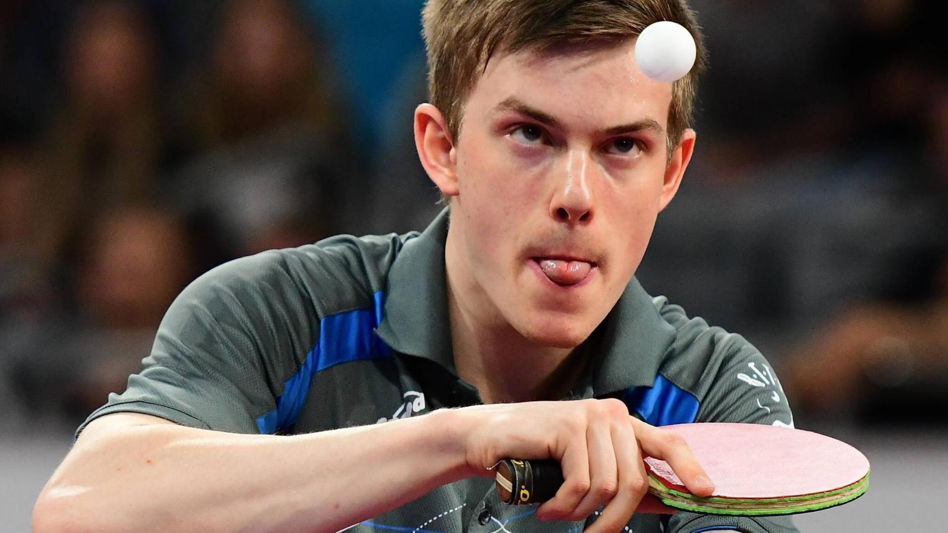 05.03.2017 --- Finale um die Deutsche Meisterschaft im Tischtennis im Doppel der Herren zwischen Kilian Ort / Dang Qiu und Rowen Filius / Ricardo Walther in der Brose Arena in Bamberg. Kilian Ort am Ball. Tischtennis deutschen Meisterschaften 2017 05 03 2017 Final to The German Championship in Table Tennis in Double the men between Kilian Place Dang Qiu and Rowen Filius Ricardo Walther in the Brose Arena in Bamberg Kilian Place at Ball Table Tennis German Championships 2017 05.03.2017 --- Finale um die Deutsche Meisterschaft im Tischtennis im Doppel der Herren zwischen Kilian Ort / Dang Qiu und Rowen Filius / Ricardo Walther in der Brose Arena in Bamberg. Kilian Ort am Ball. Tischtennis deutschen Meisterschaften 2017 05 03 2017 Final to The German Championship in Table Tennis in Double the men between Kilian Place Dang Qiu and Rowen Filius Ricardo Walther in the Brose Arena in Bamberg Kilian Place at Ball Table Tennis German Championships 2017
