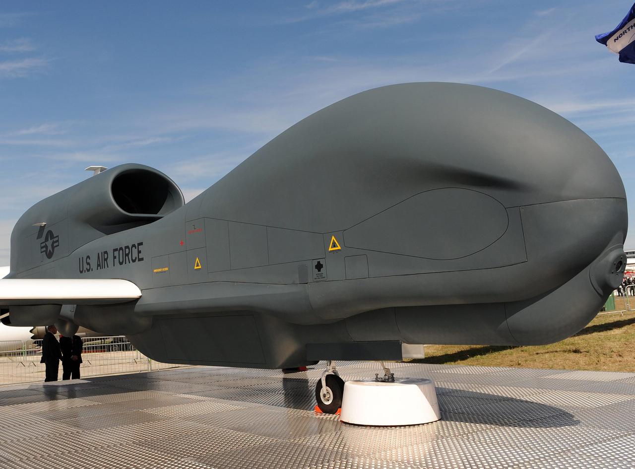 Eine Drohne des Typs A RQ-4 Block 20 Global Hawk Eine Drohne des Typs A RQ-4 Block 20 Global Hawk