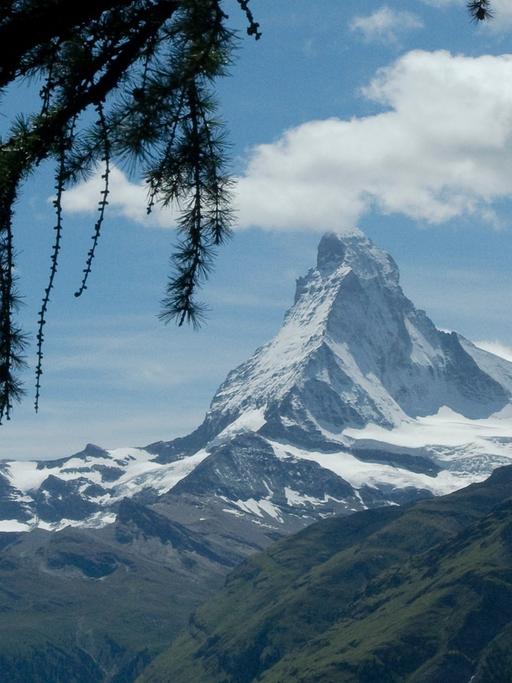Das Matterhorn, aufgenommen am Sonntag (24.07.2011).