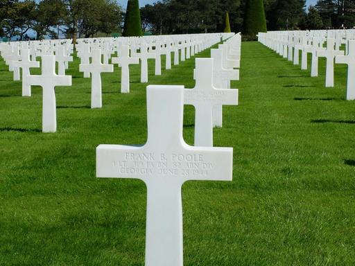 Der Soldatenfriedhof in Colleville