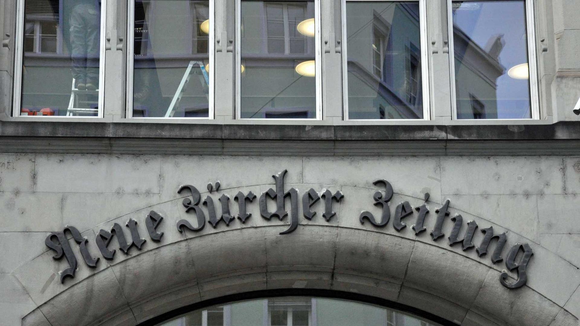 Sitz der NZZ in der Falkenstraße in Zürich. Sitz der NZZ in der Falkenstraße in Zürich.