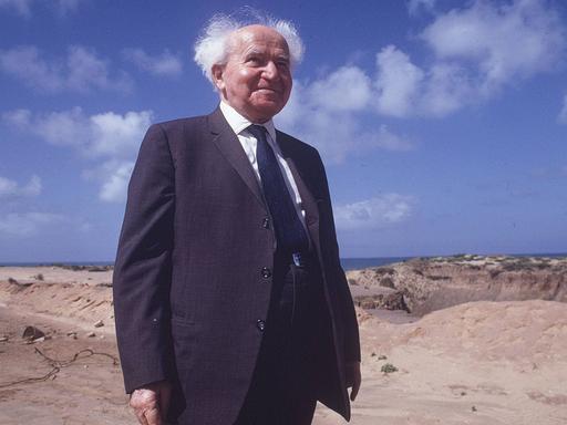 Israels Staatsgründer David Ben-Gurion auf einer Aufnahme von 1967